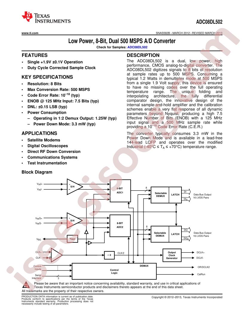 ADC08DL502