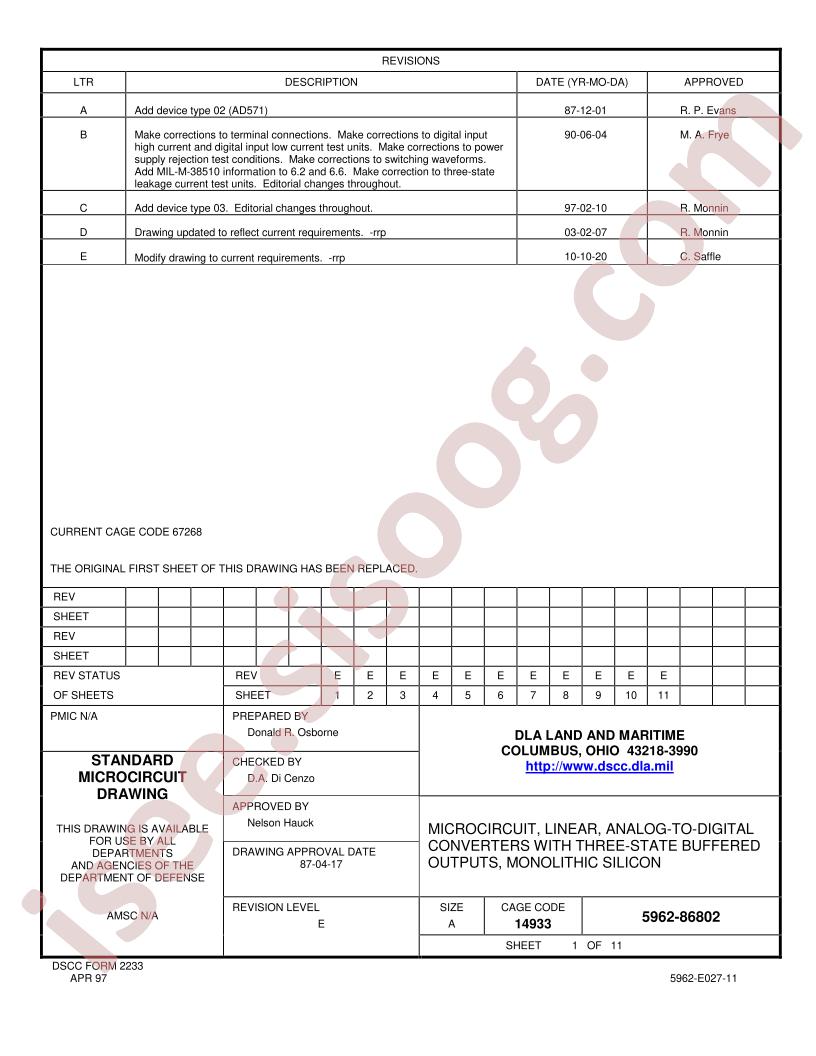 5962-86802 Spec Sheet