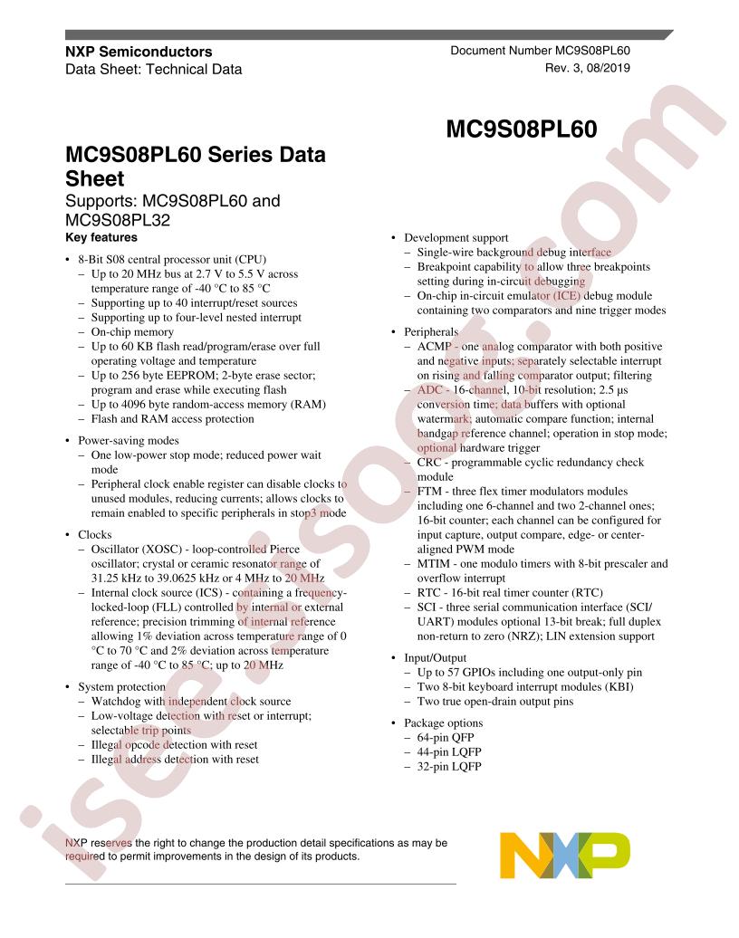 MC9S08PL60