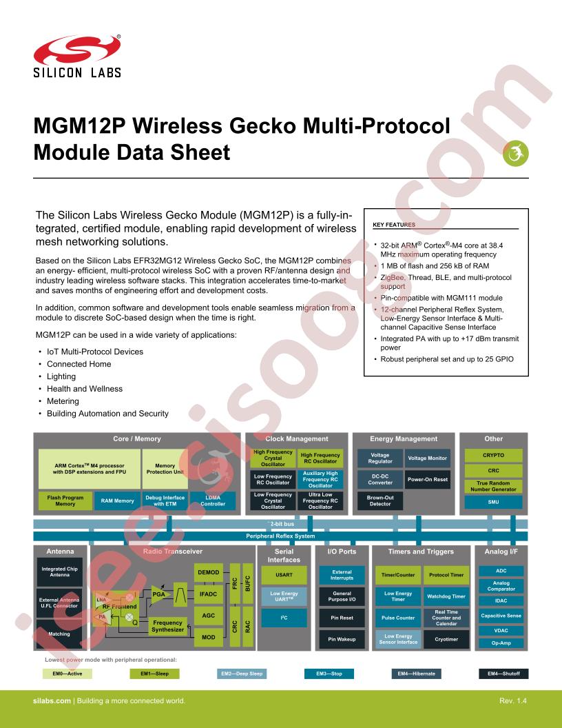 MGM12P Datasheet