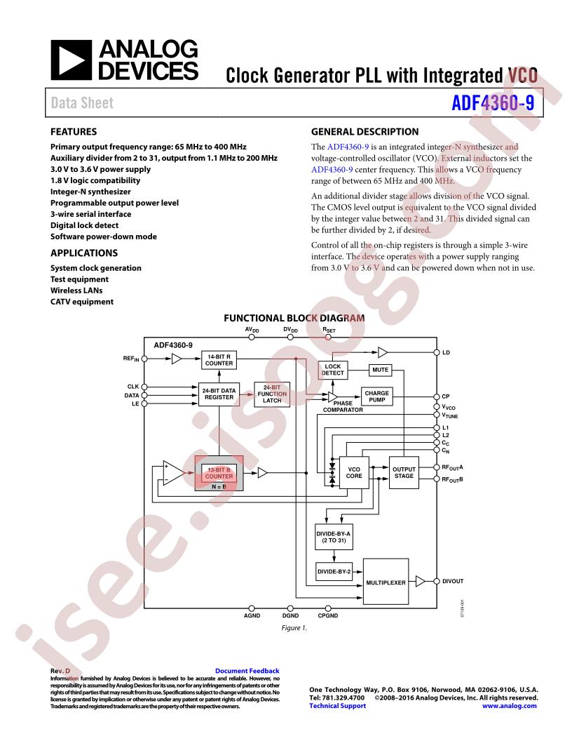 ADF4360-9