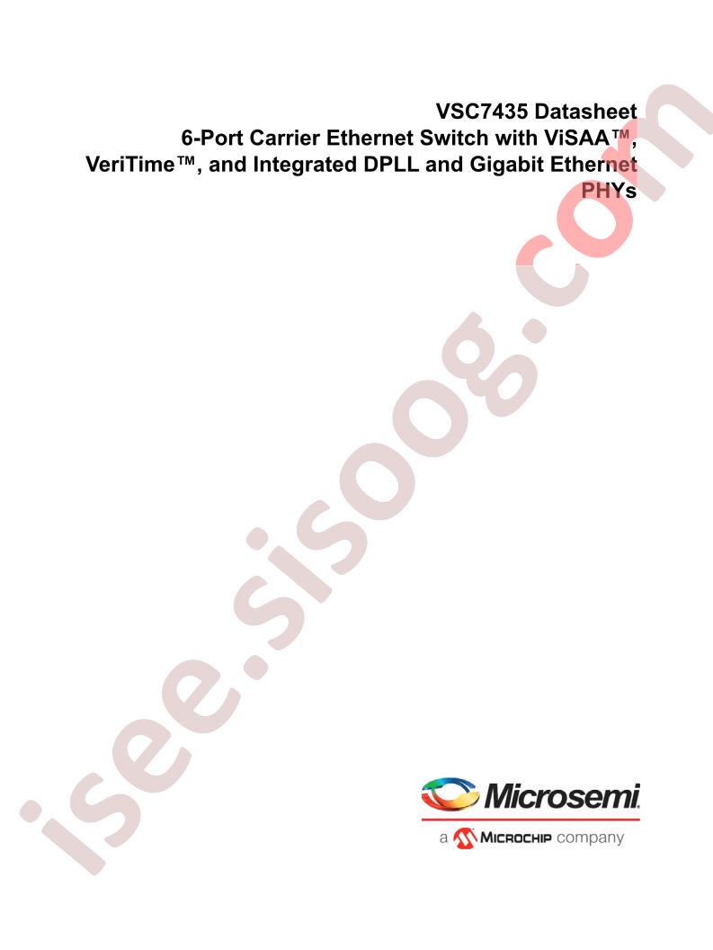 VSC7435 Datasheet