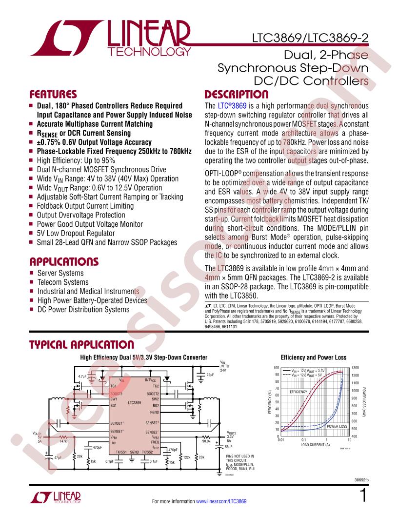 LTC3869(-2) Datasheet