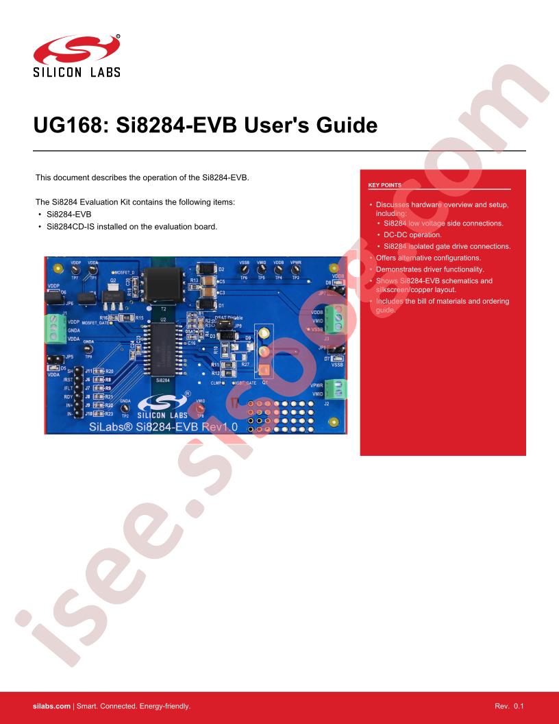 Si8284-EVB User Guide