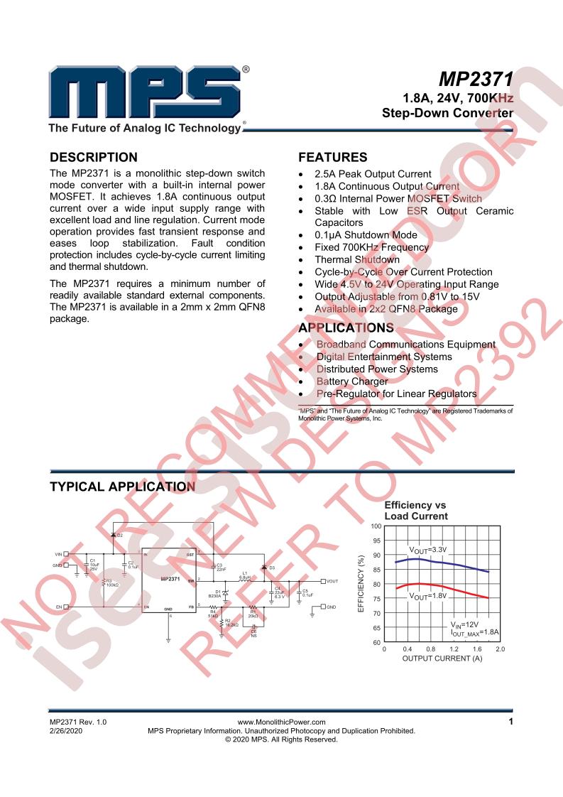 MP2371 Datasheet