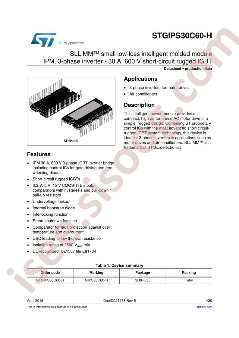 STGIPS30C60-H