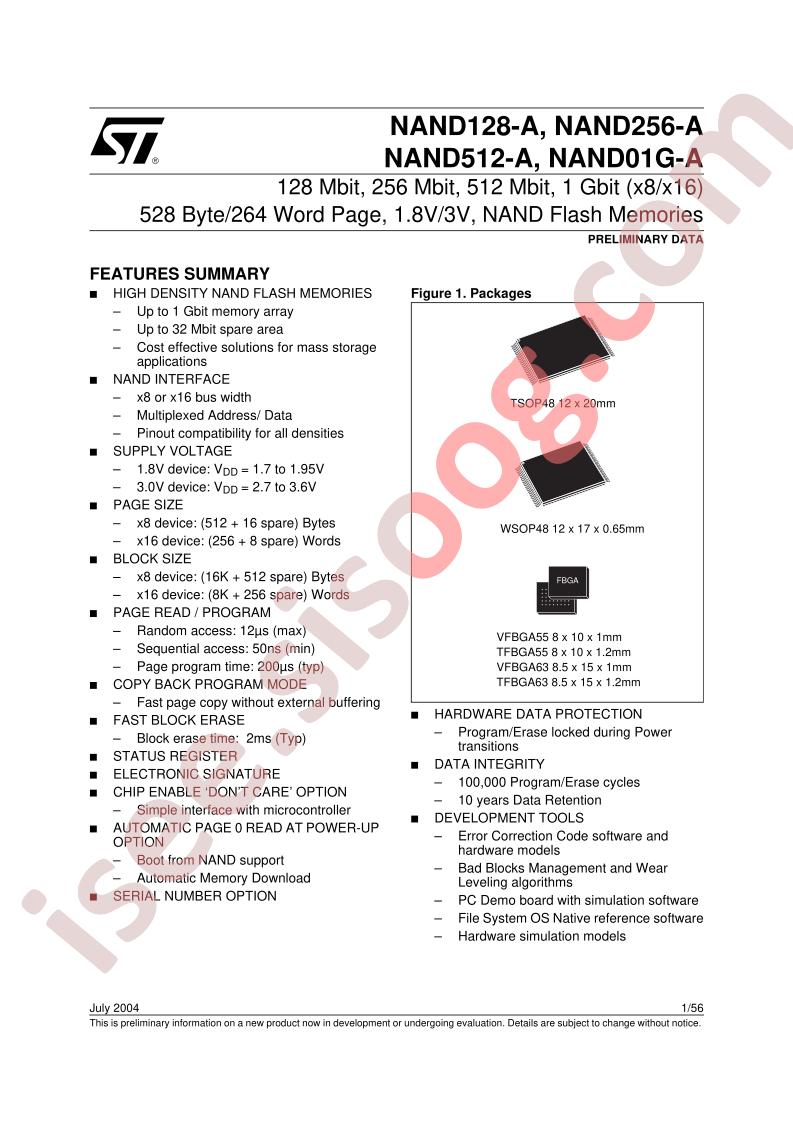 NAND128/256/512/01G-A (V7.0)