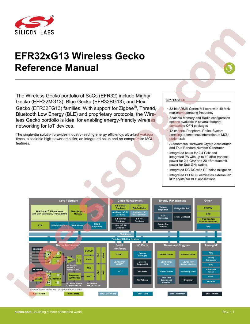 EFR32xG13 Reference Manual