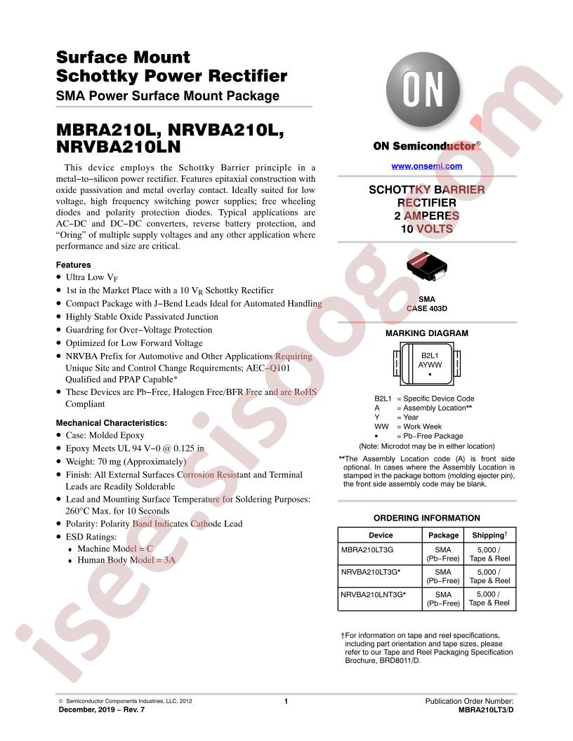 MBRA210LT3