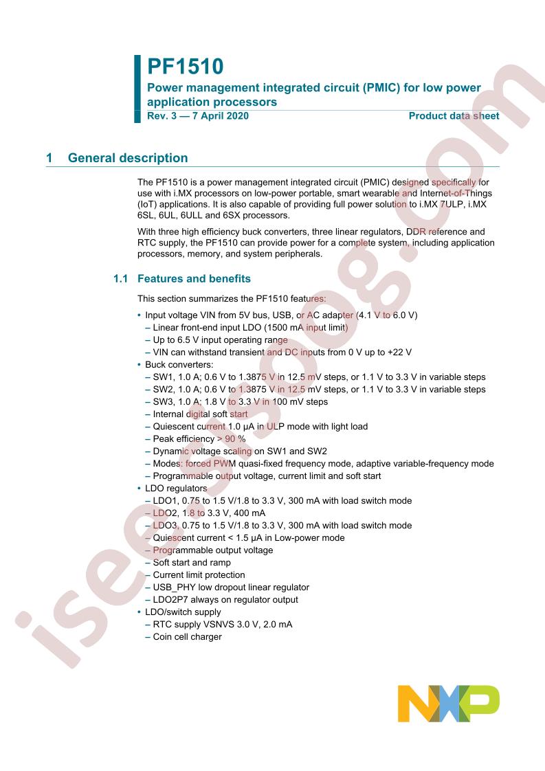 PF1510 Datasheet
