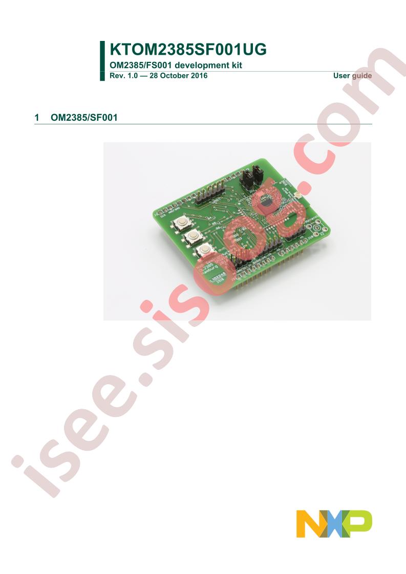 OM2385/SF001 User Guide
