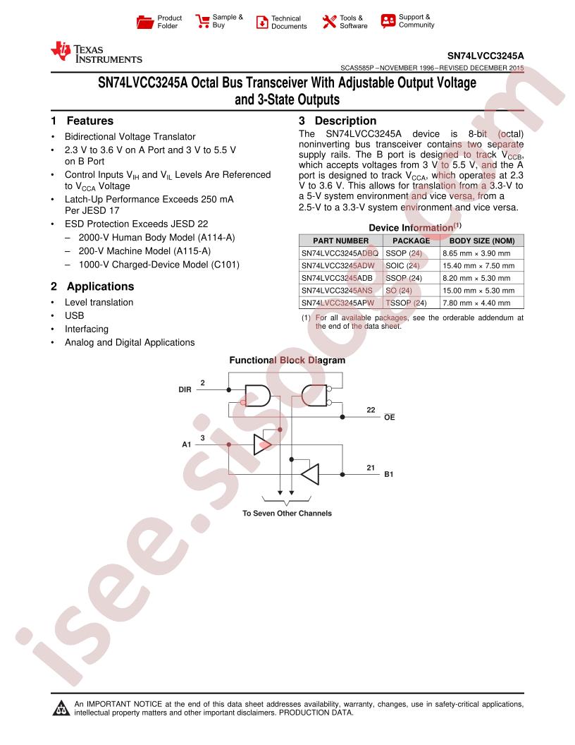 SN74LVCC3245A