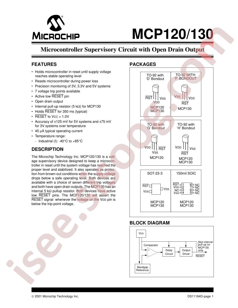 MCP120, 130