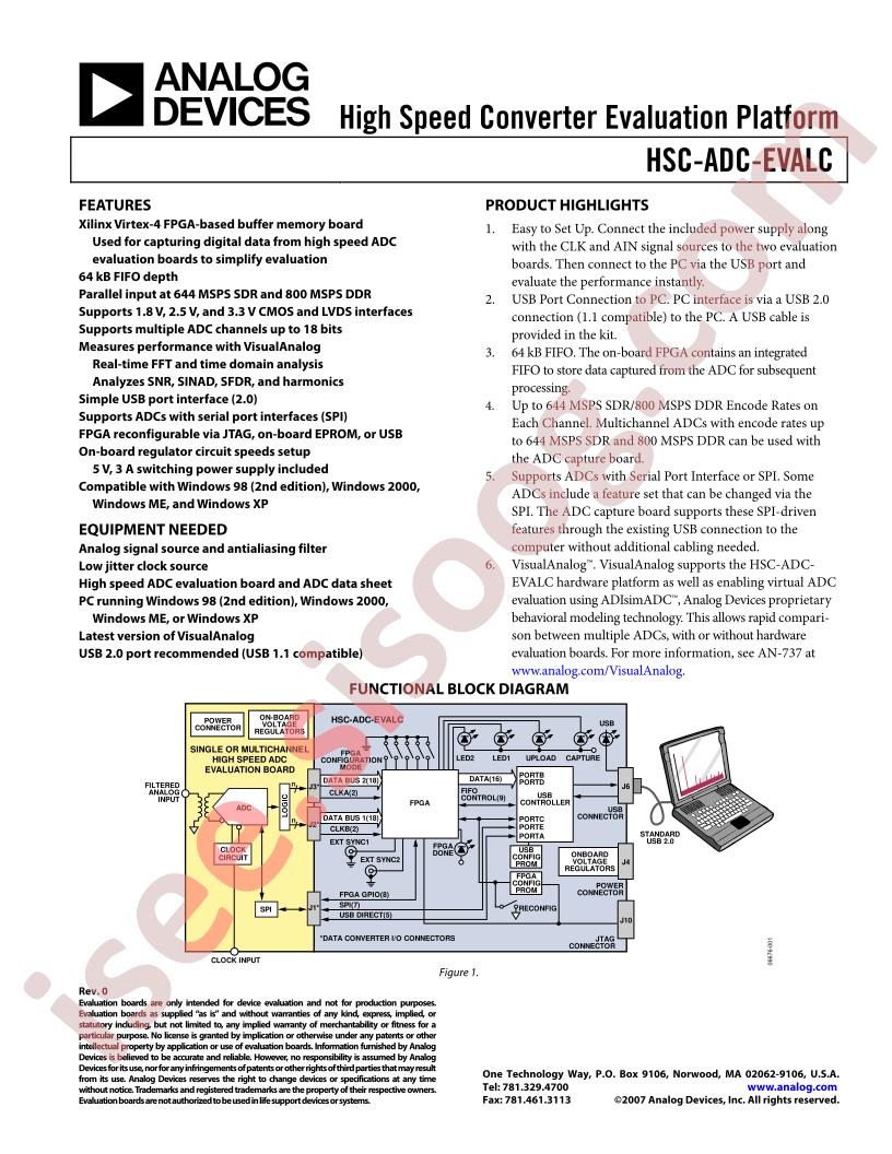 HSC-ADC-EVALC