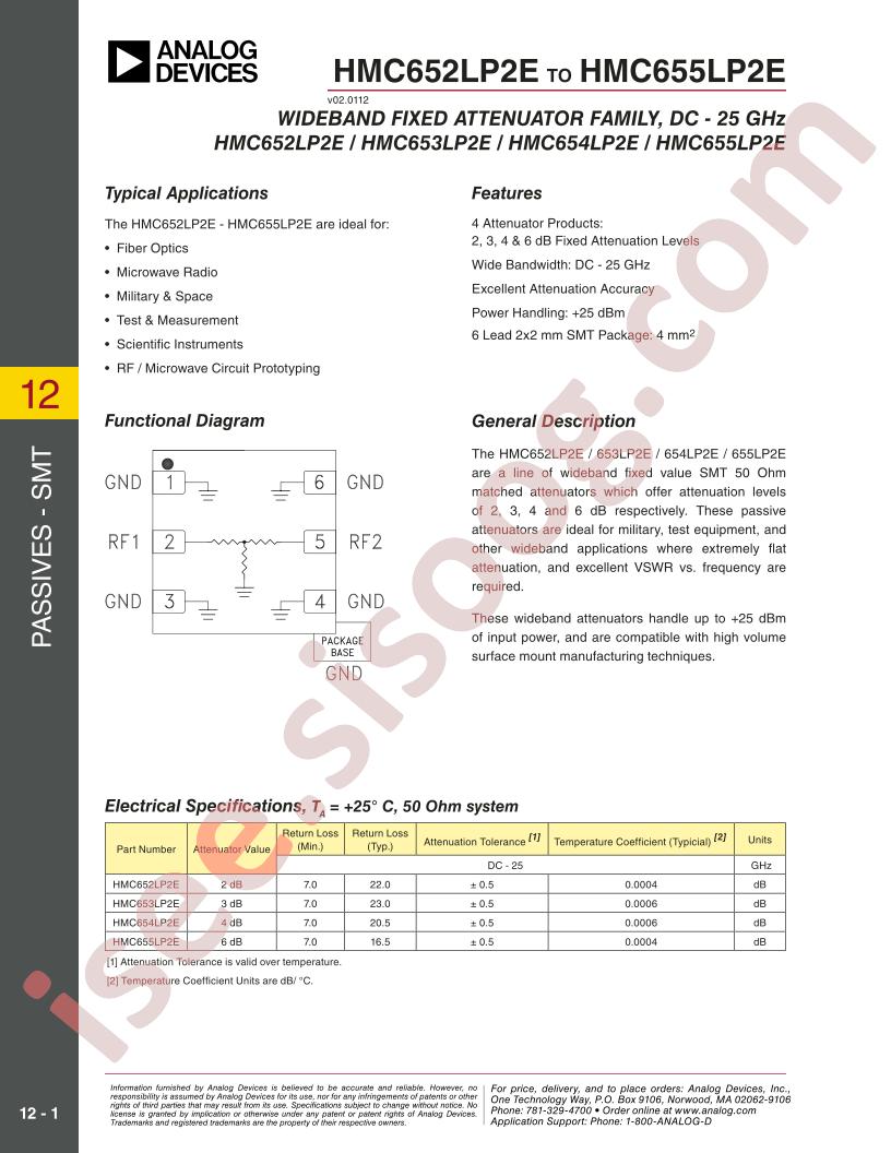 HMC65(2,3,4,5)LP2E