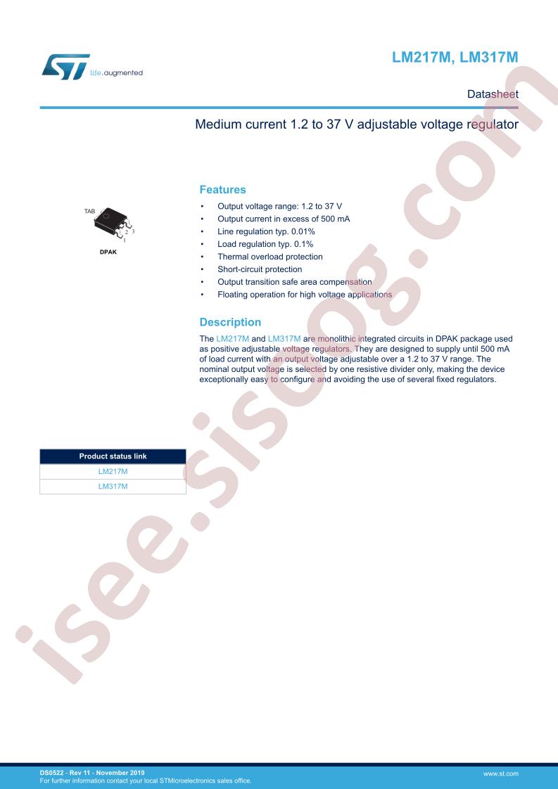 LM217,317M Datasheet