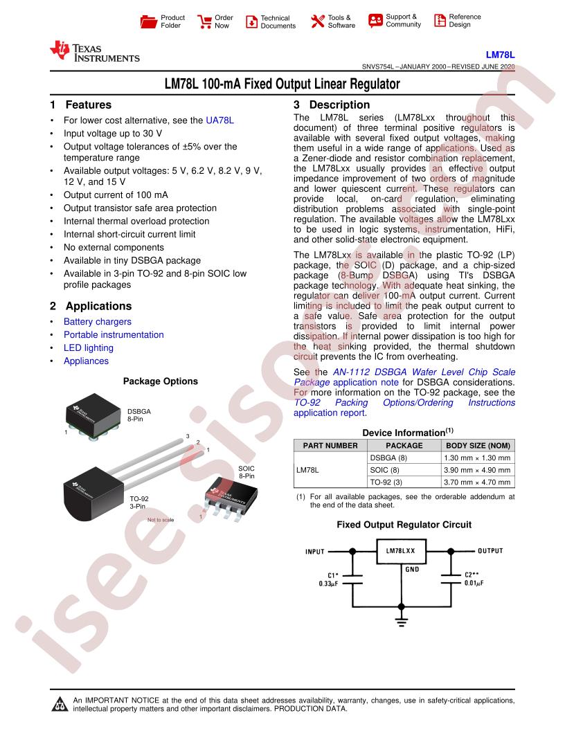 LM78Lxx Datasheet