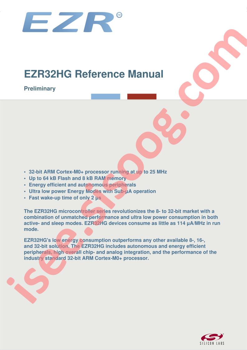 EZR32LG Ref Manual