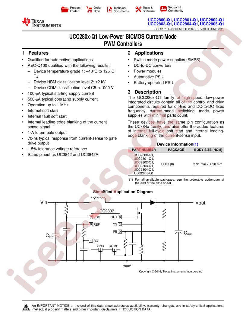 UCC2800 - 05-Q1