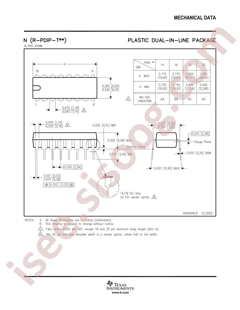 N(R-PDIP-T) Pkg Drawing