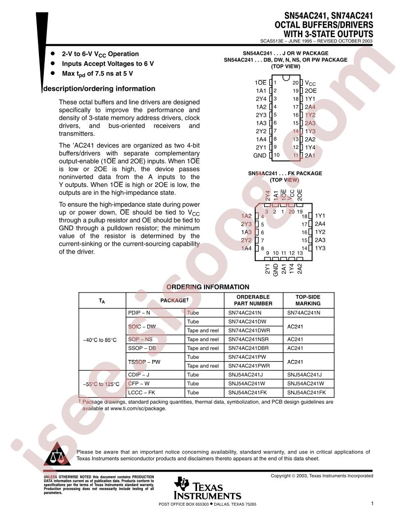 SN54/74AC241