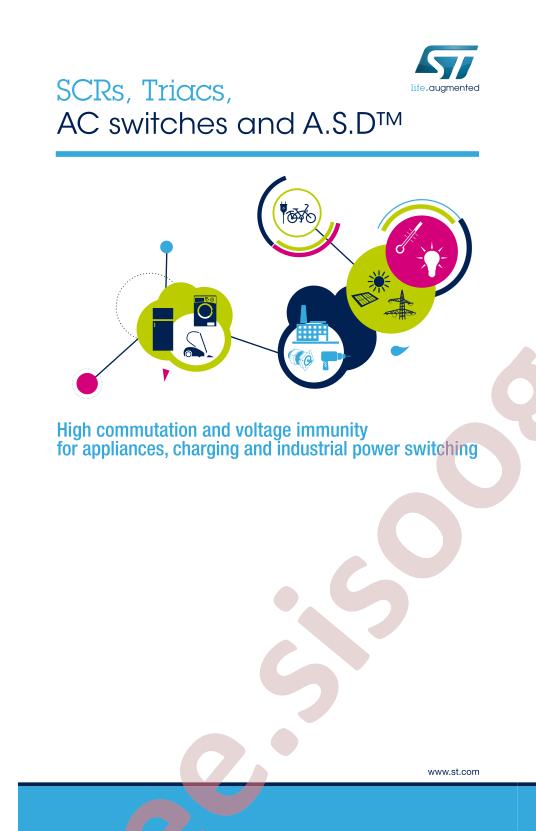 SCRs, Triacs, AC Switches and A.S.D.™