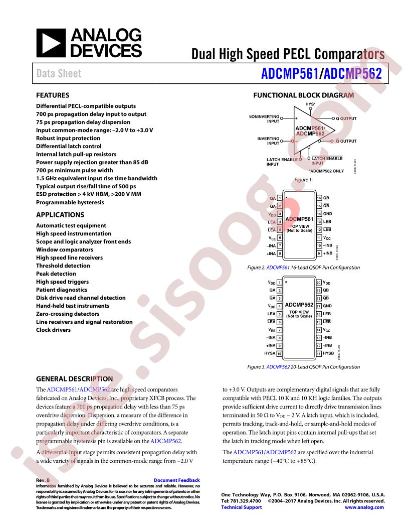 ADCMP561,562