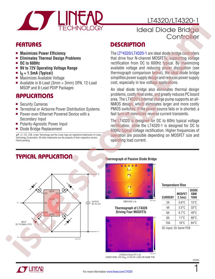 LT4320(-1) DataSheet