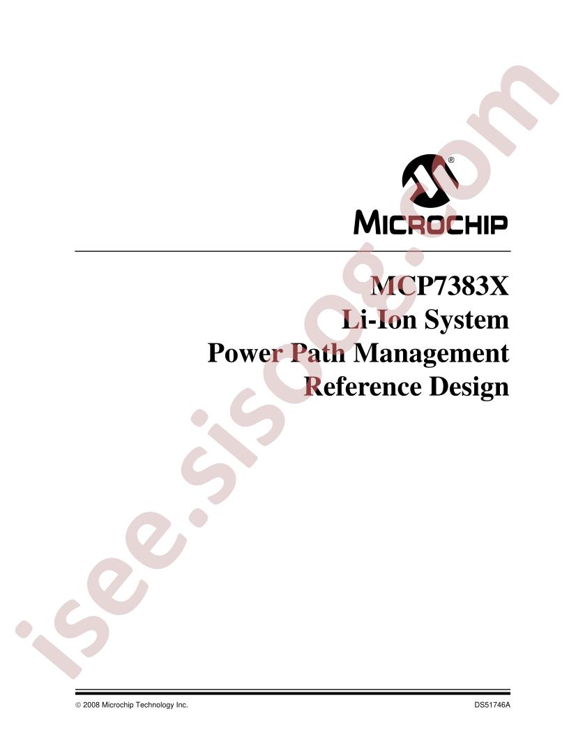 MCP7383X Reference Design