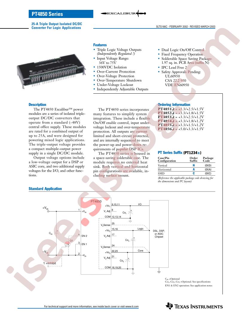 PT4850 Series