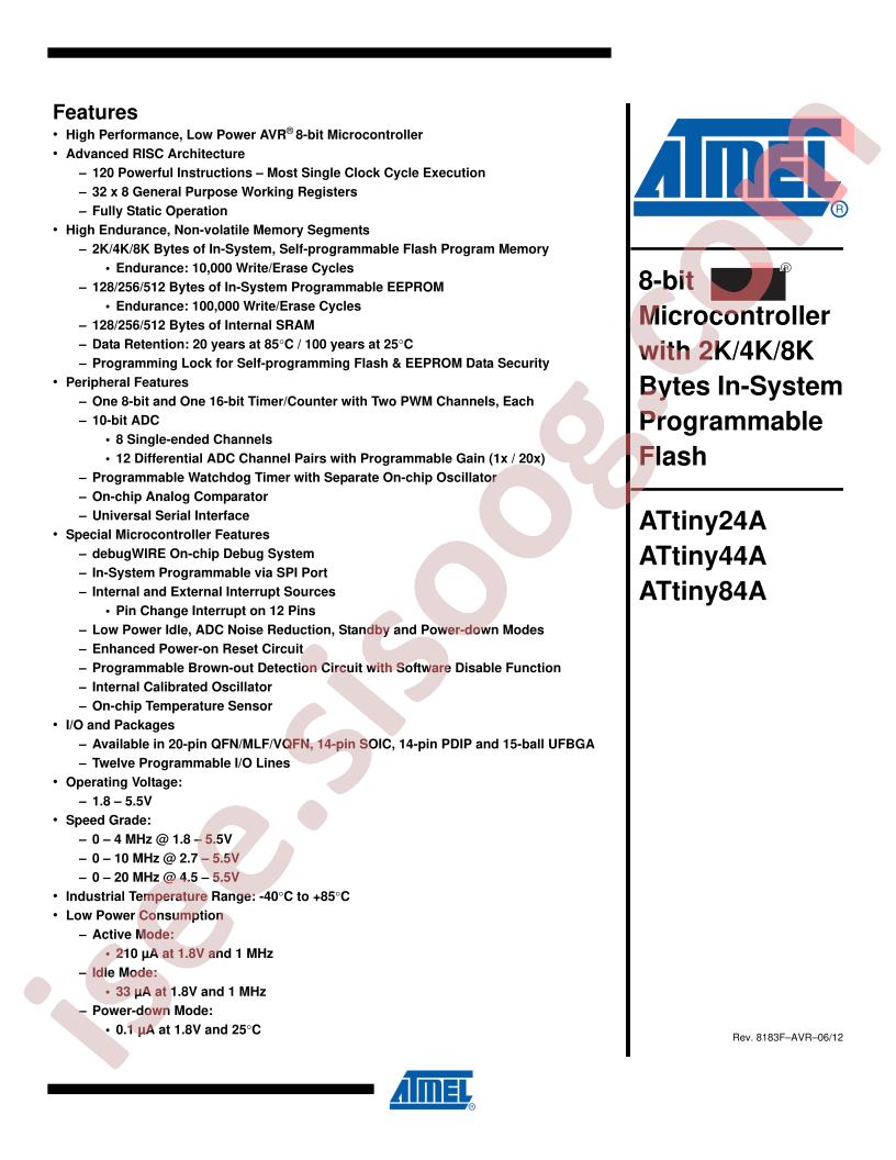 ATTINY24A,44A,84A Complete
