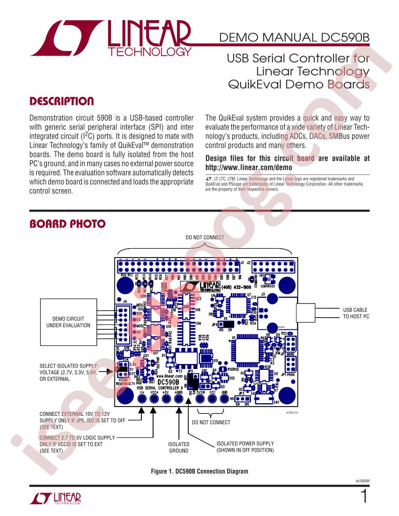 DC590B Demo Manual
