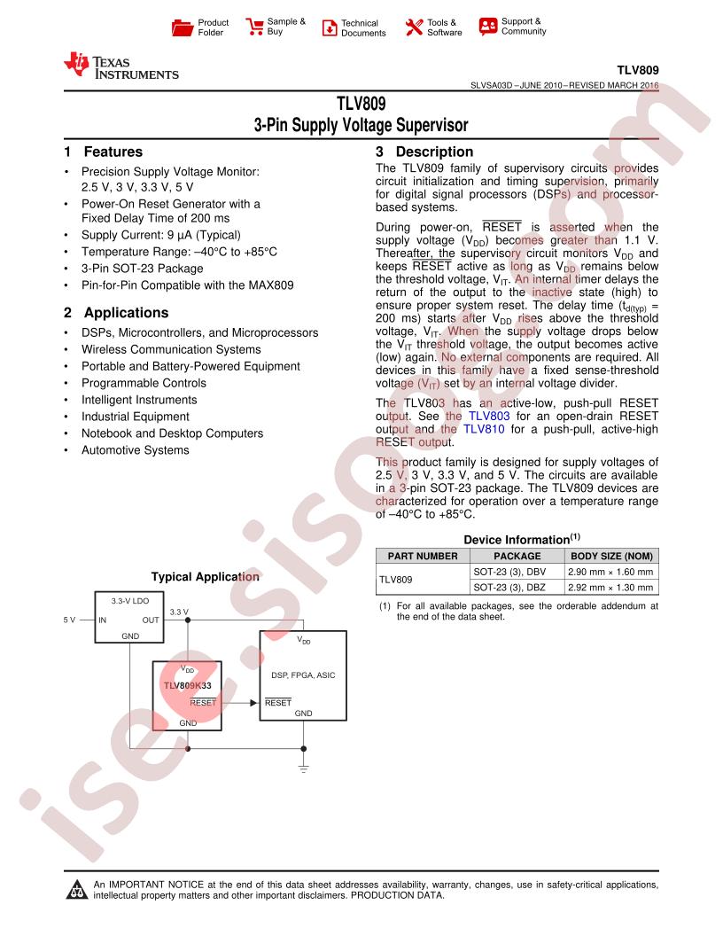 TLV809I50,J25,L30,K33