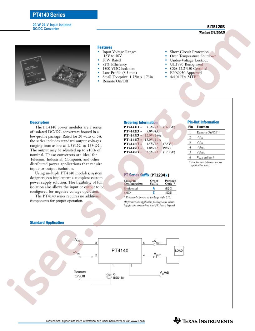 PT4140 Series