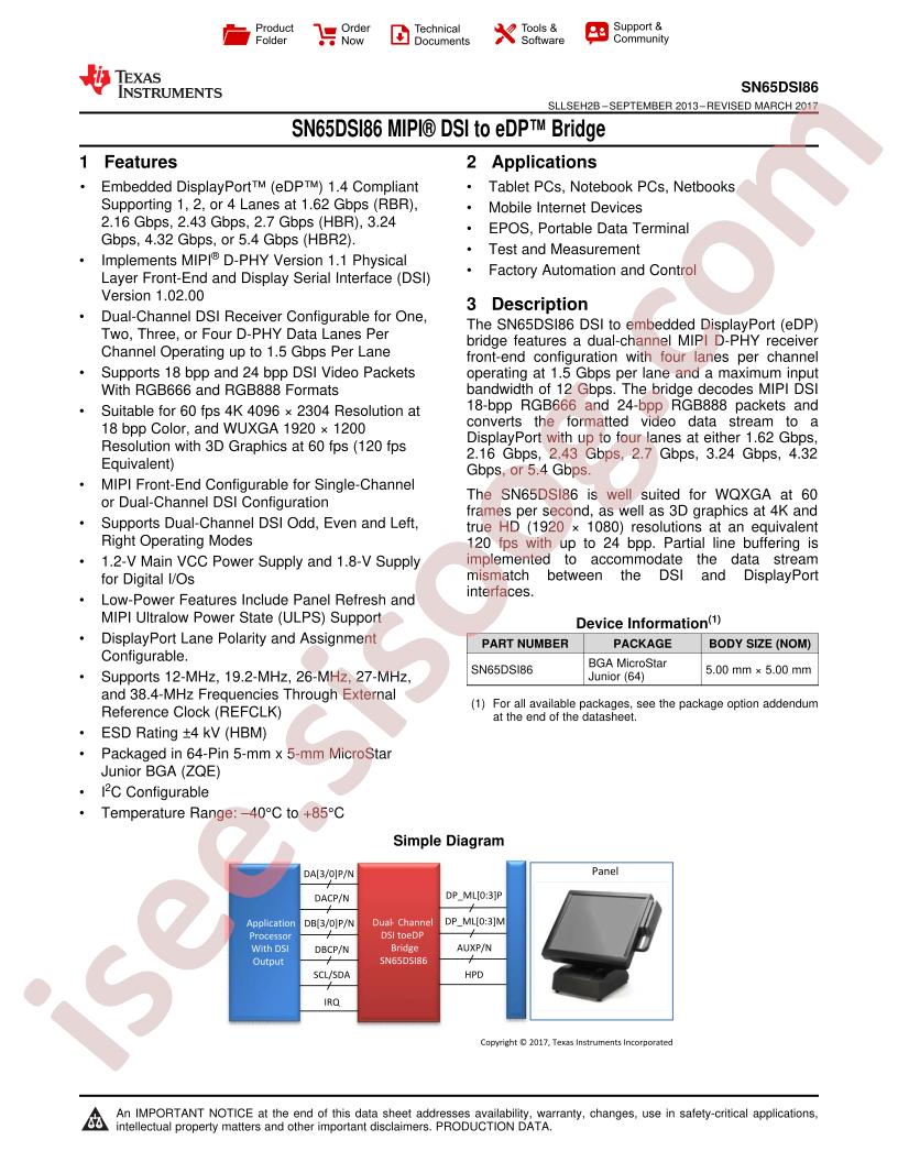 SN65DSI86/96