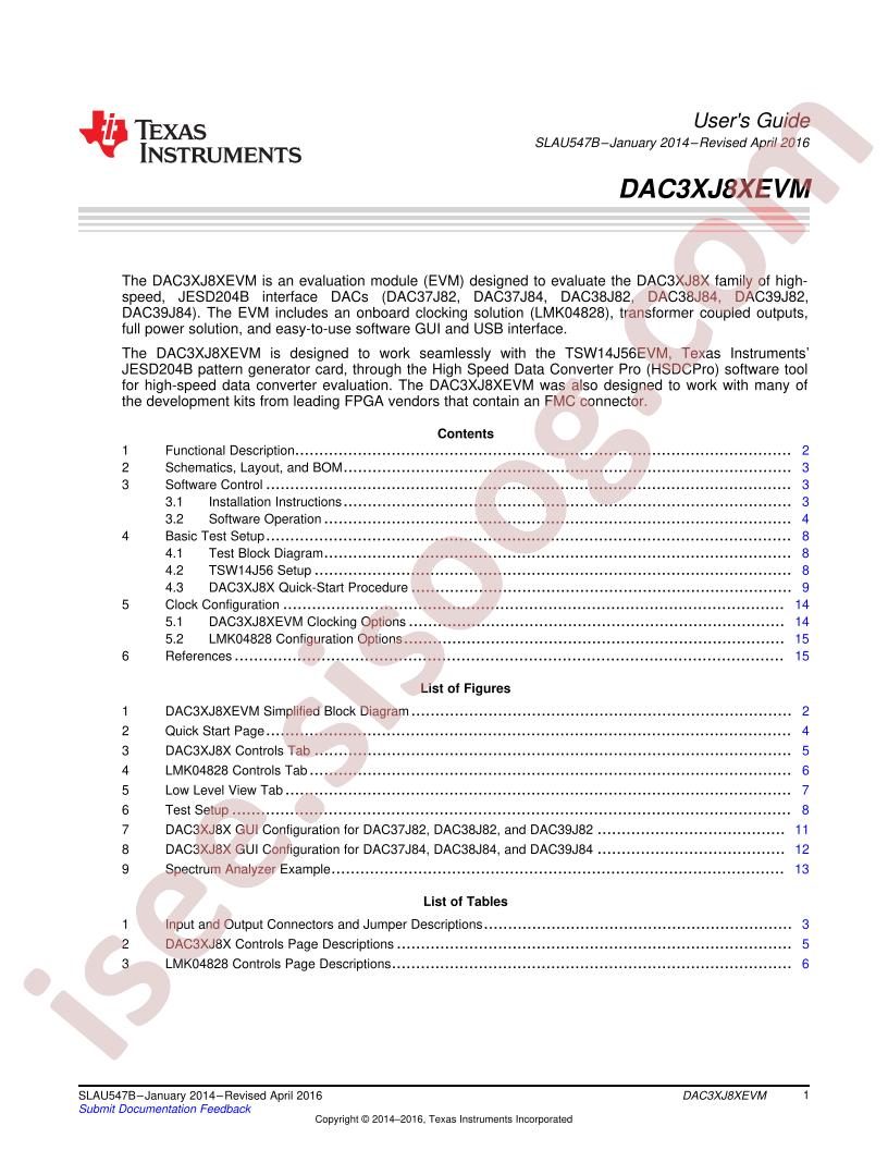 DAC3xJ8xEVM User Guide