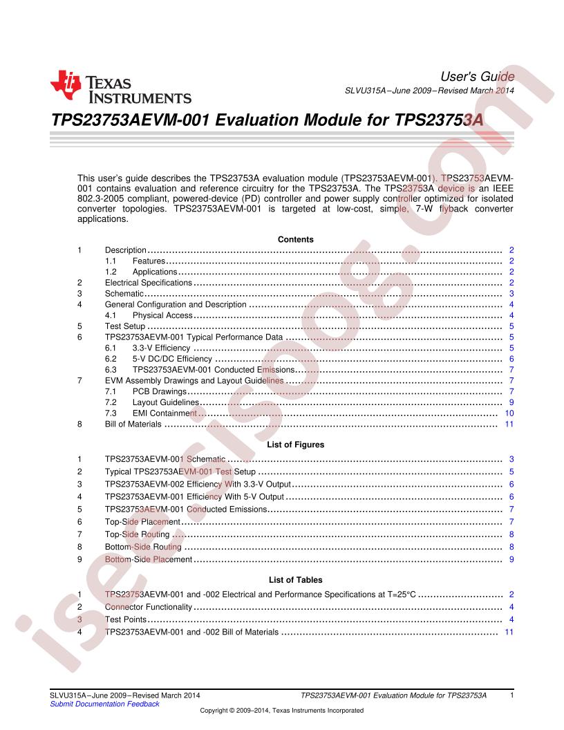 TPS23753AEVM-001 Guide