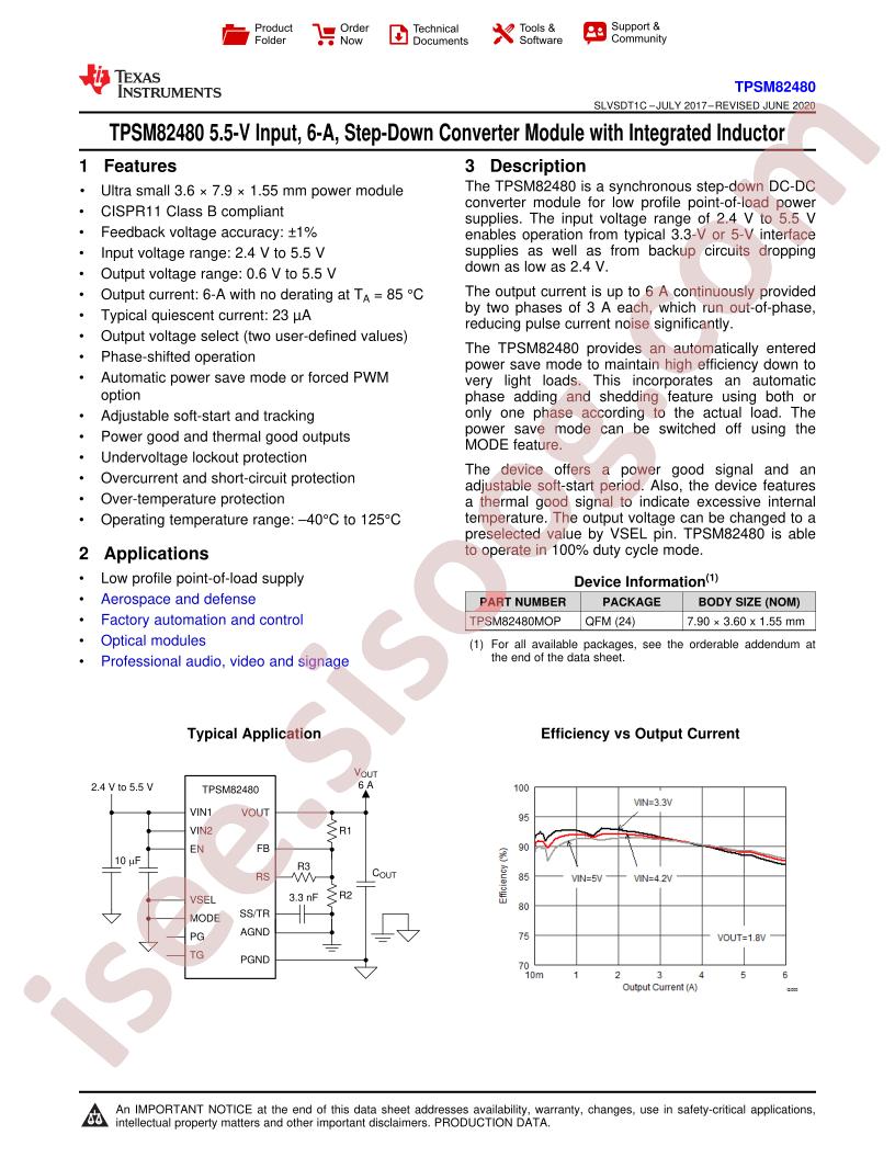 TPSM82480 Datasheet