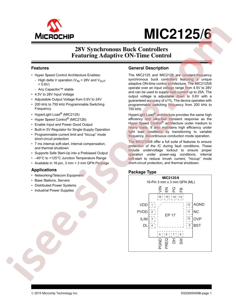 MIC2125, MIC2126