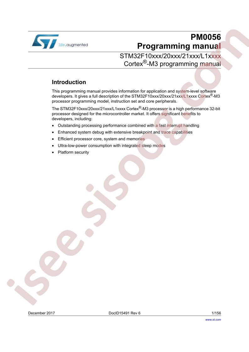 STM32F(10,20,21,L1)zzz Prog. Manual