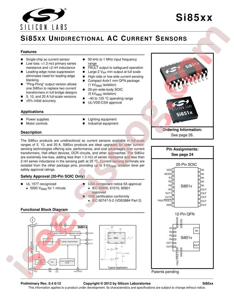 SI85xx