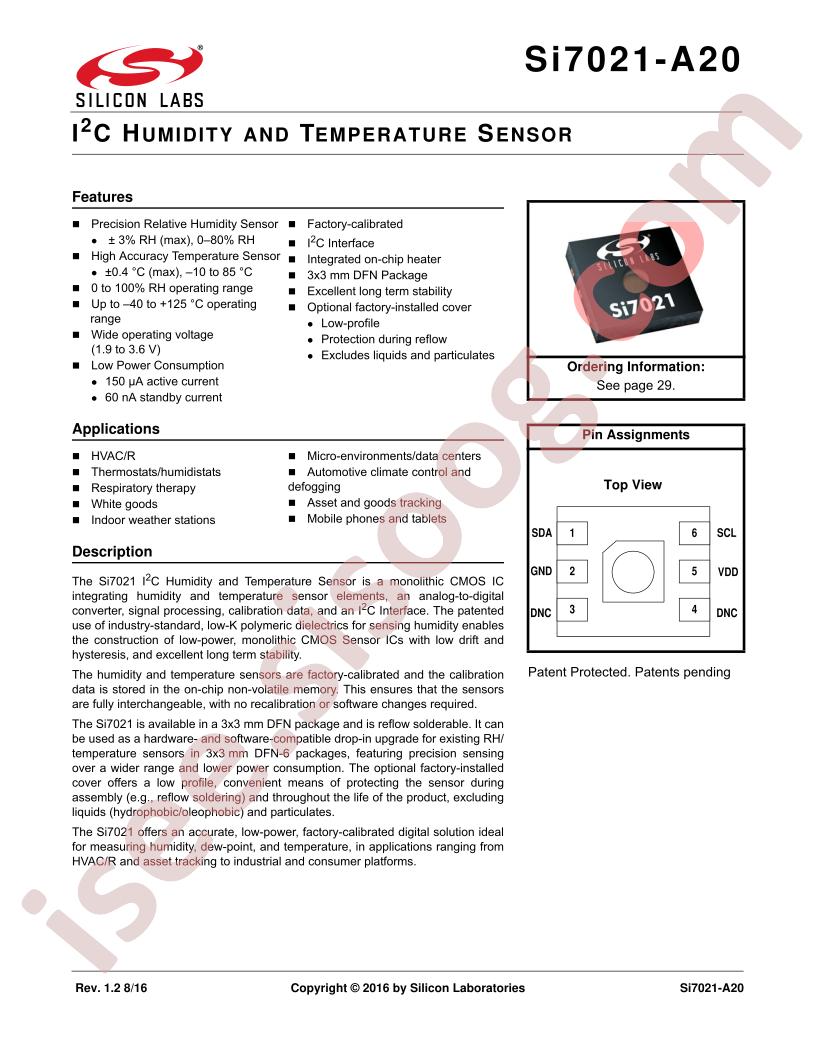 Si7021-A20