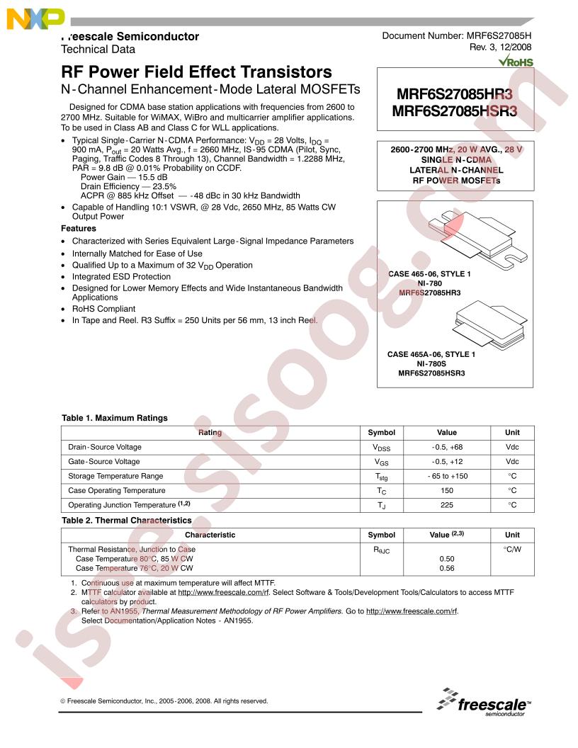 MRF6S27085H