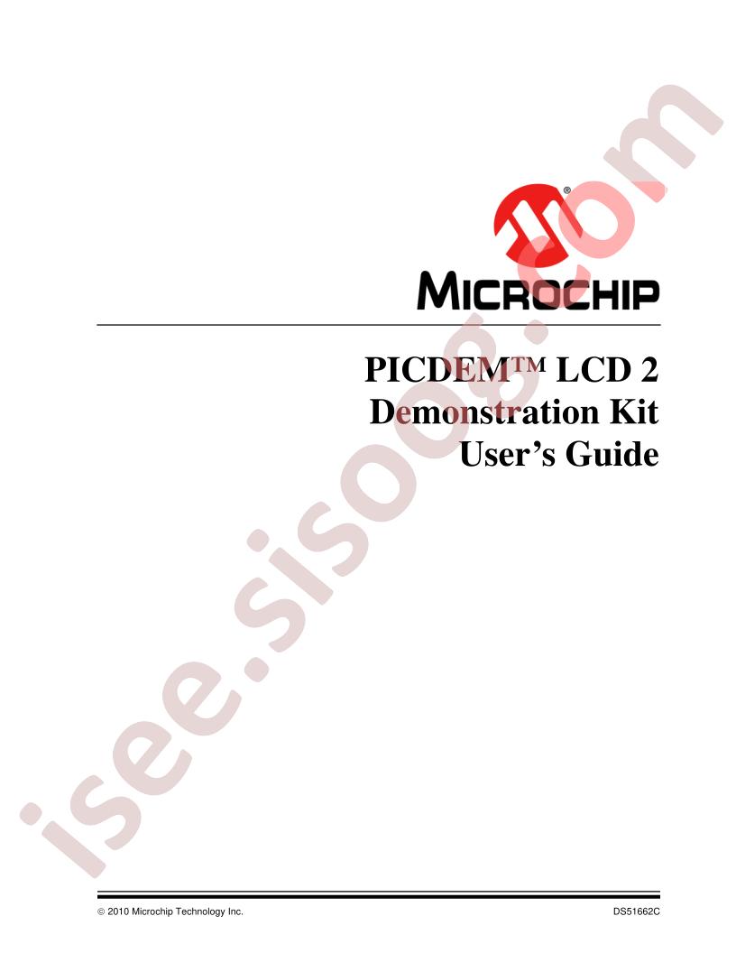 PICDEM™ LCD2 User Guide