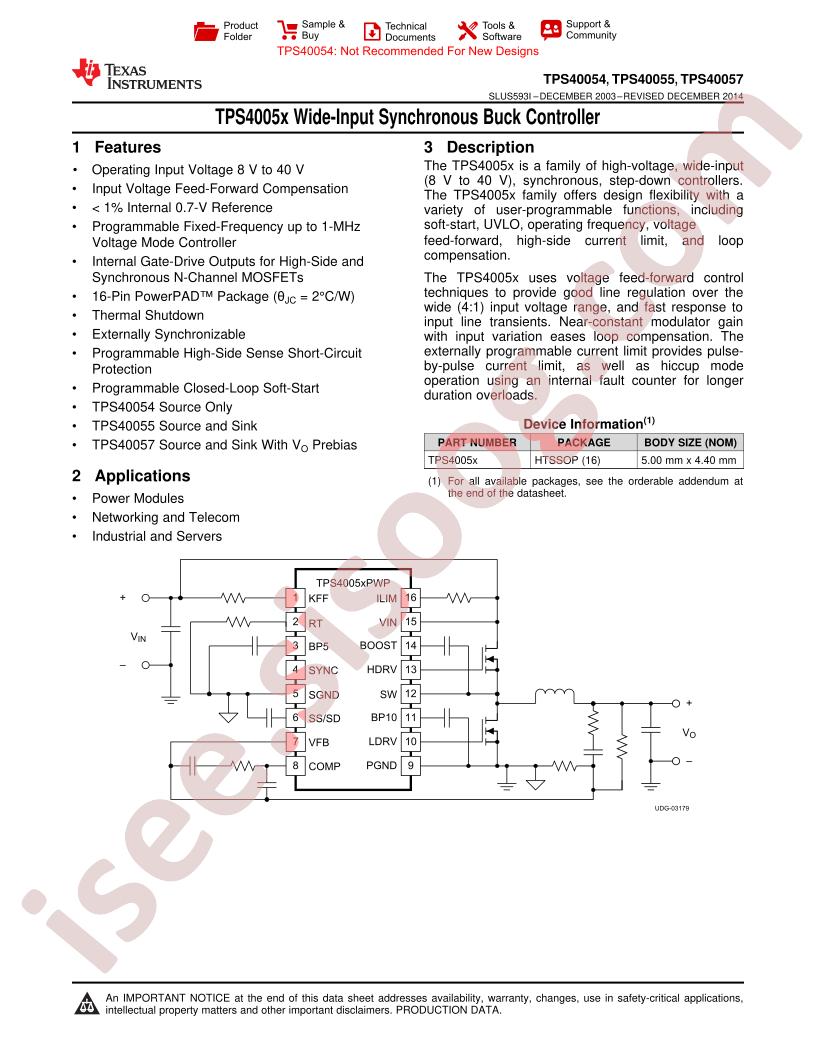 TPS40054/55/57