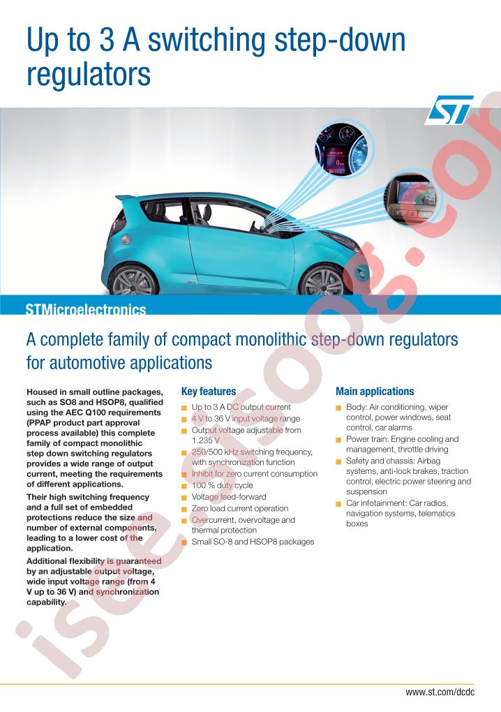 Family of Step-Dwn Regulators Flyer