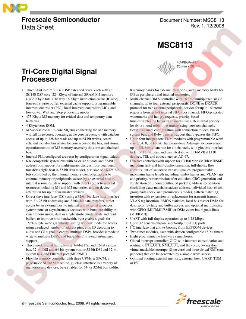MSC8113