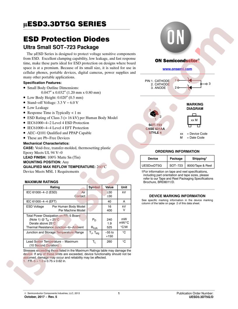 uESD3.3DT5G Series