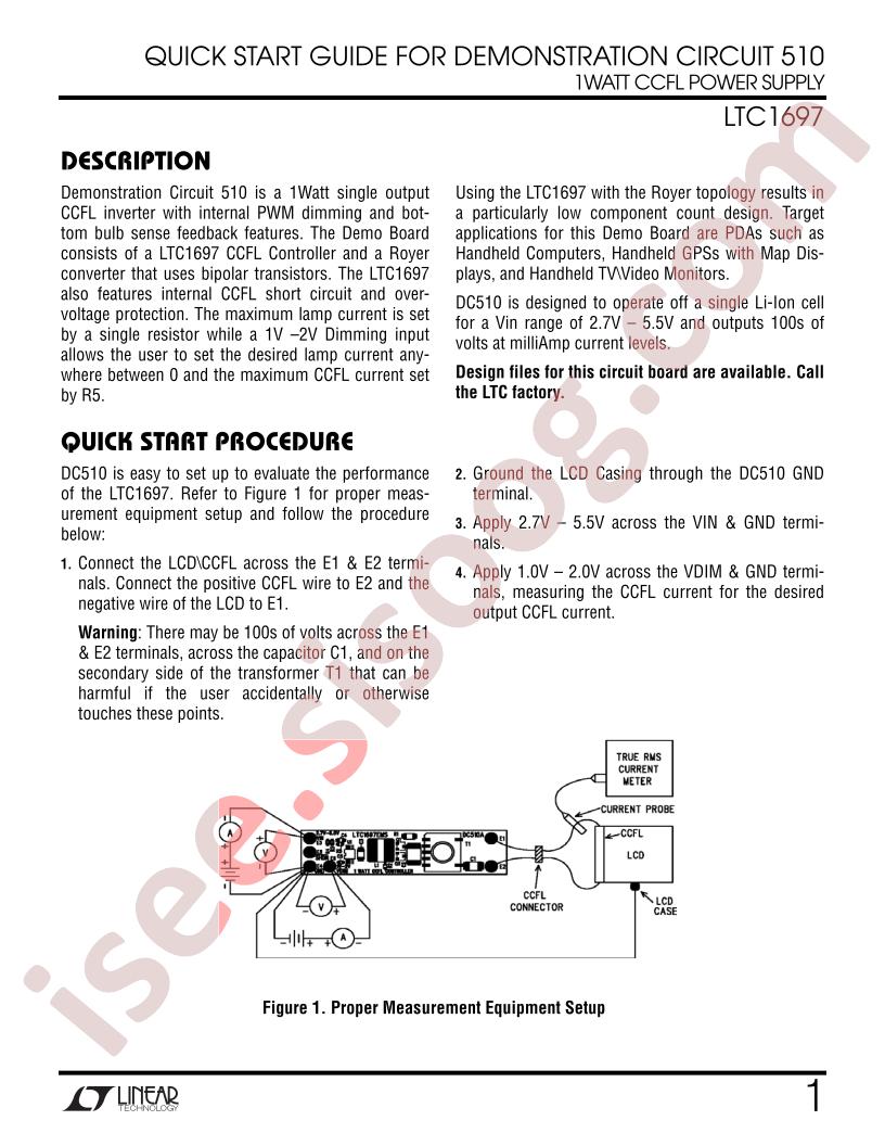 DC510A Quick Start Guide
