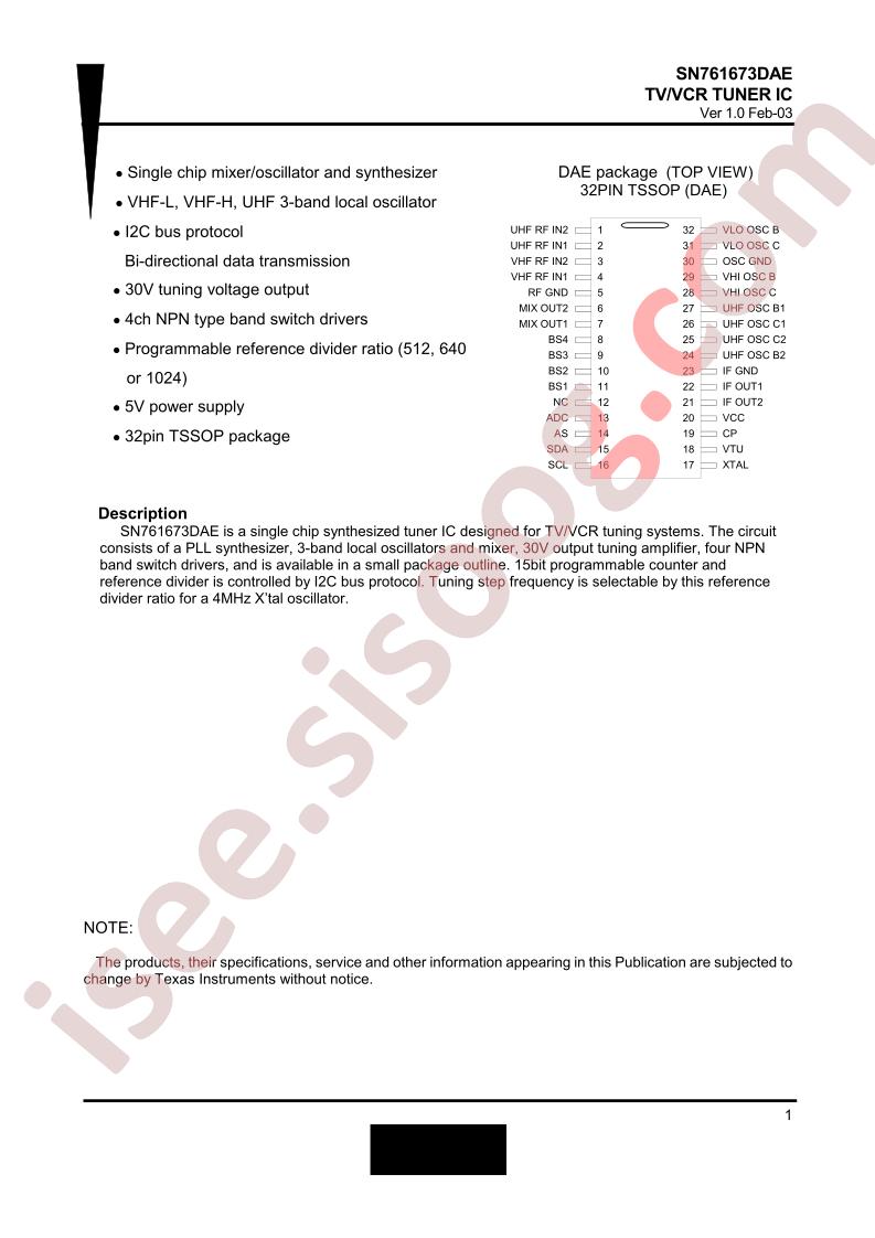 SN761673DAE